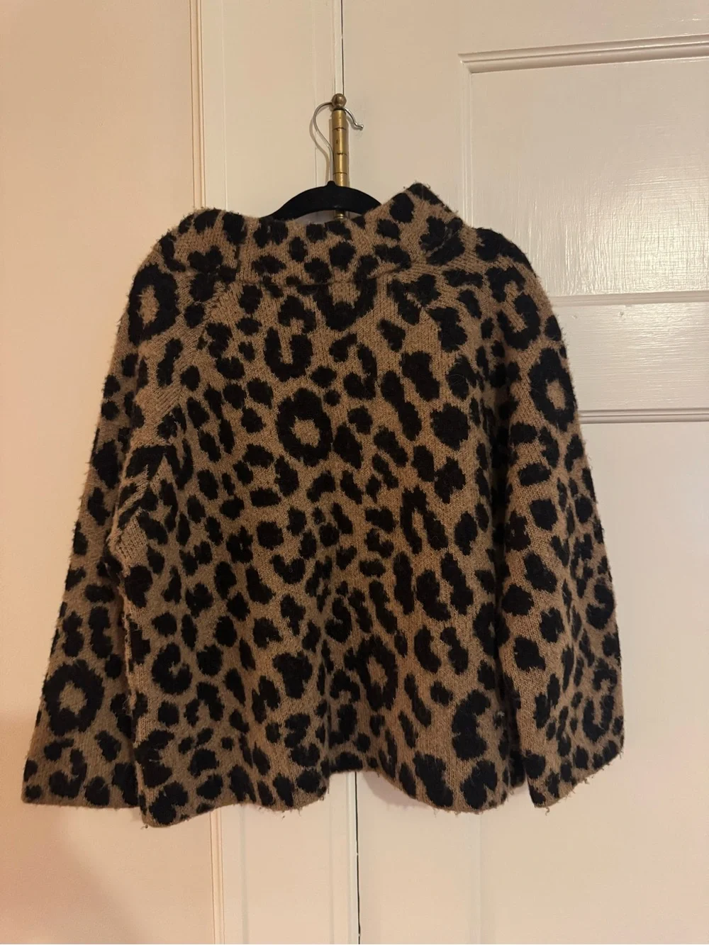kate spade Leopard-Print Kids Coat in Brown and Black